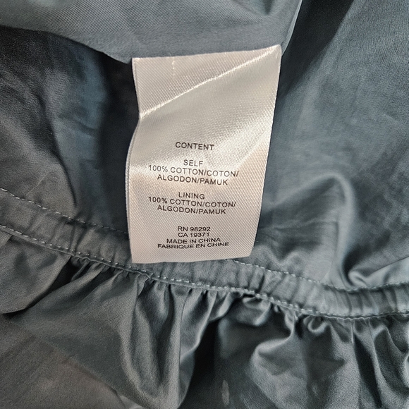 TIBI Eco One Shoulder Dress In Green Size 6 NWT Organic Cotton Party Holiday - Picture 13 of 14